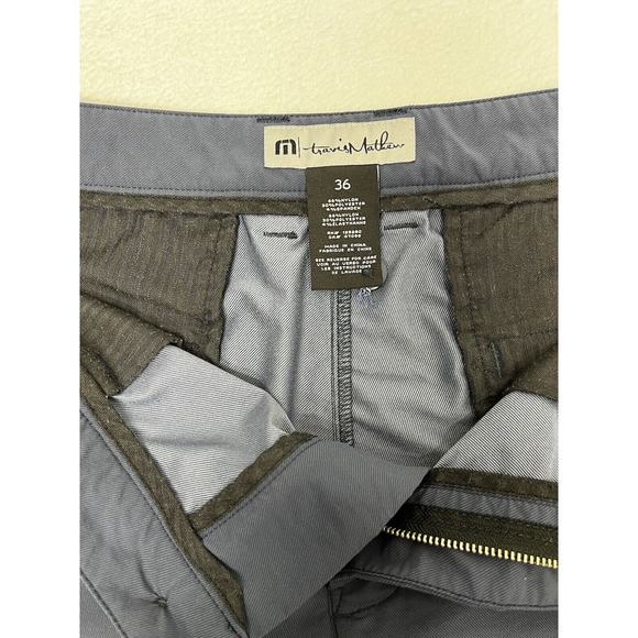 Travis Mathew Performance Golf Shorts Mens Size 36 Blue Chinos 11" Stretch - Picture 11 of 13
